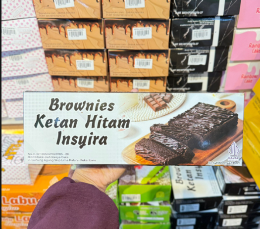 Brownies Ketan Hitam Insyira